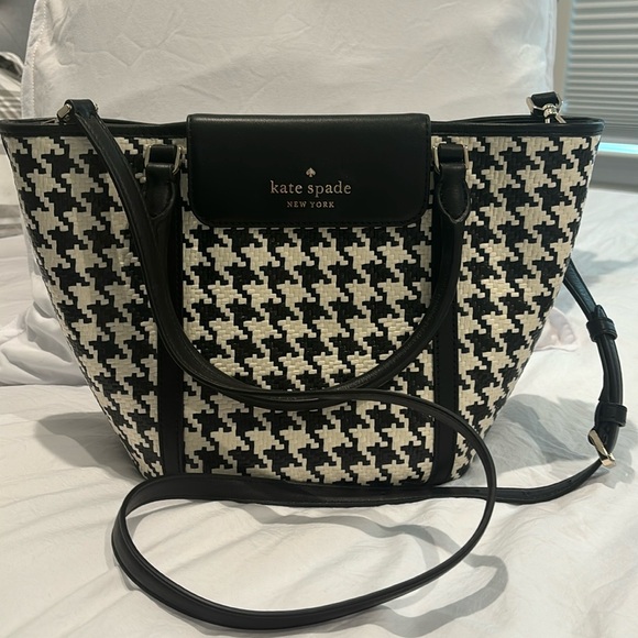 Kate Spade Black/white gingham pattern - Picture 1 of 10